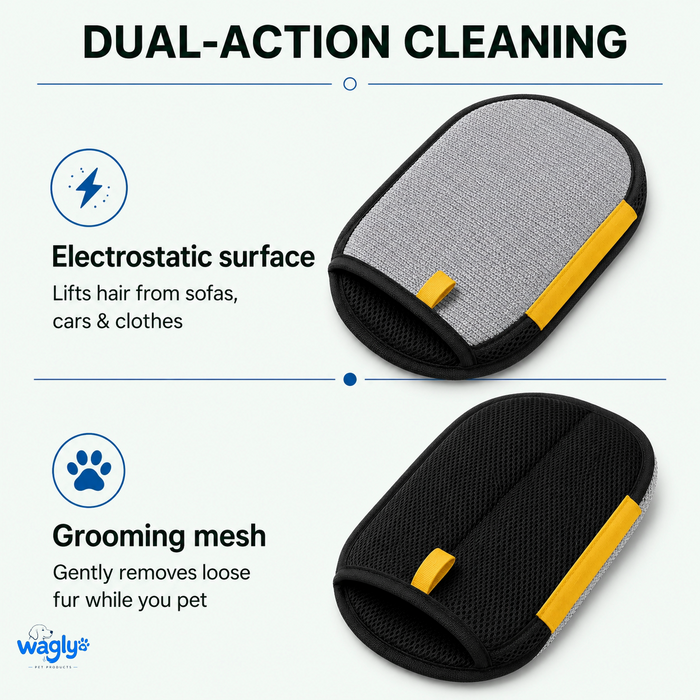 Dual-action sides of the Wagly glove explained